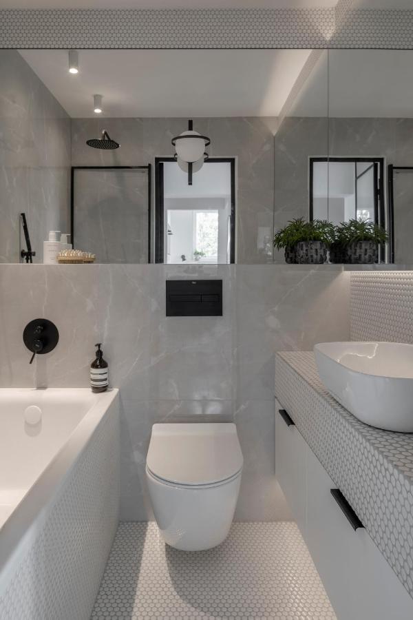 Stylowy Apartament Przy Metrze Warschau Exterior foto