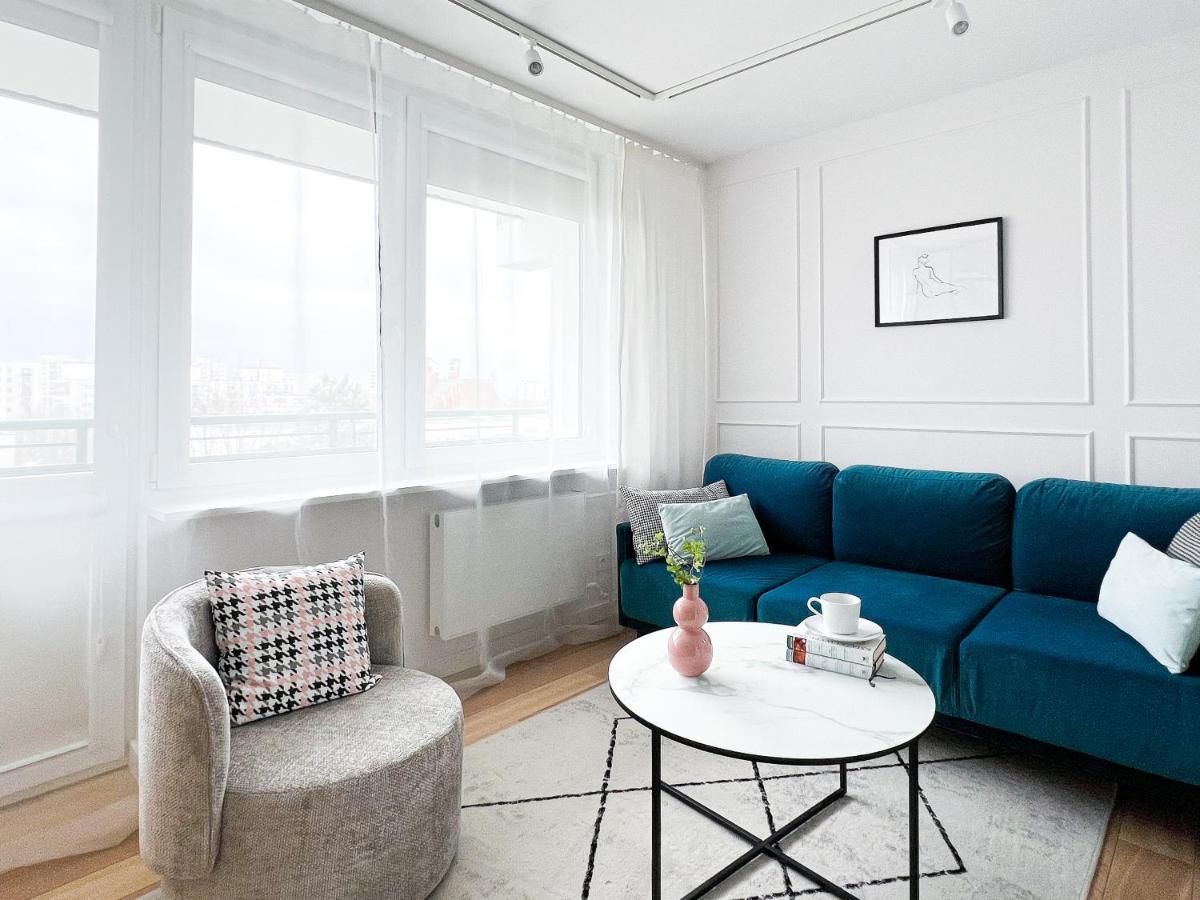Stylowy Apartament Przy Metrze Warschau Exterior foto