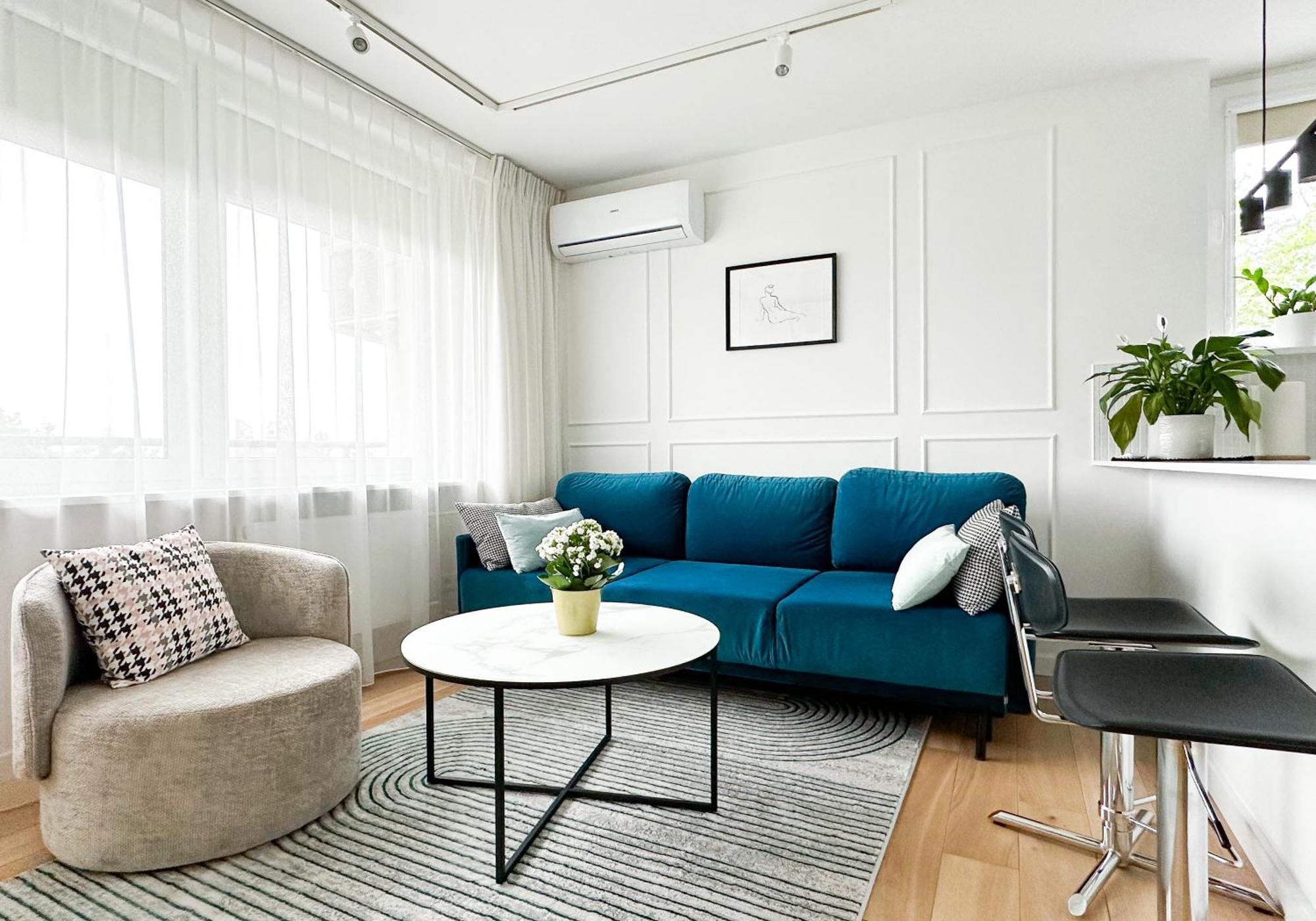 Stylowy Apartament Przy Metrze Warschau Exterior foto